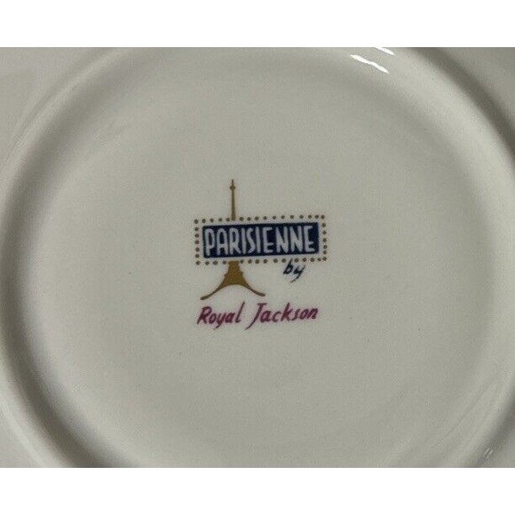 Royal Jackson - Parisienne Normandy Rose - 6" Saucer Plate - Set of 4 plates - Picture 6 of 11